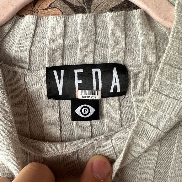 VEDA Grey Figgy Wool Blend Dress size small - Picture 6 of 8